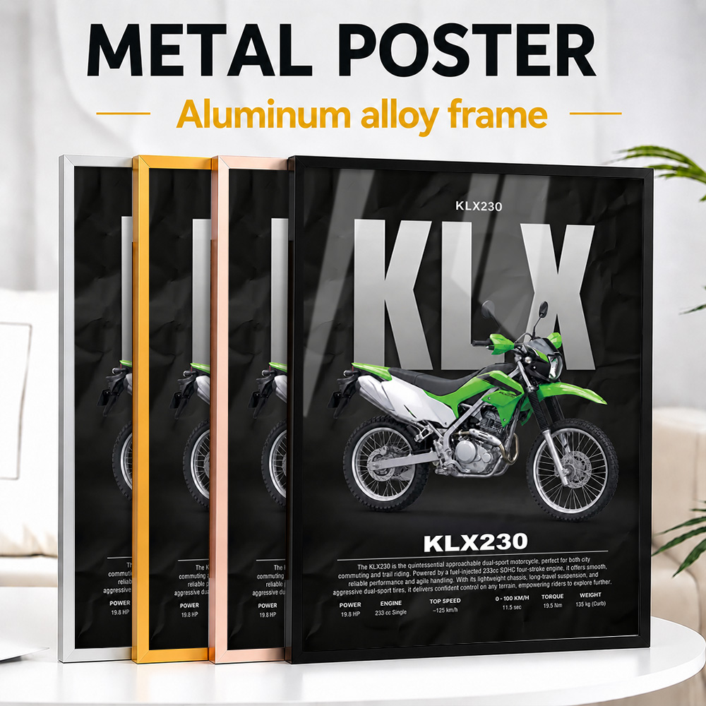 Riding Gear - Japanese KLX230 Dual Sport Motorcycle Framed