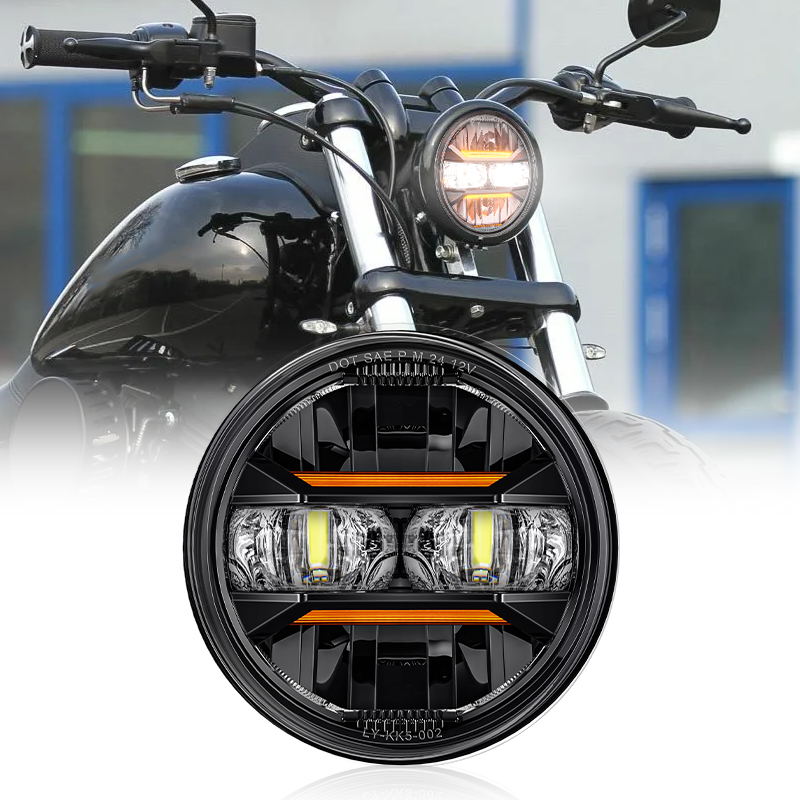 Universal Car Motorcycle 5.75  - Universal Motorcycle Led Headlight Projector review and price
